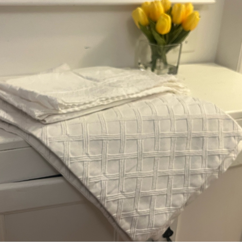 Vintage Pair Ralph Lauren King White Shams